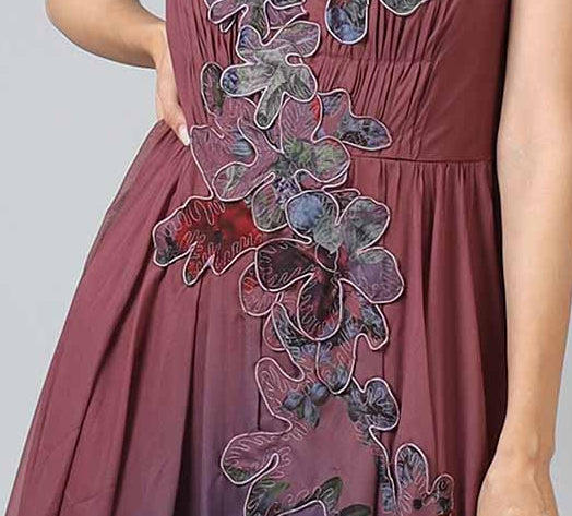 Appliquéd florals