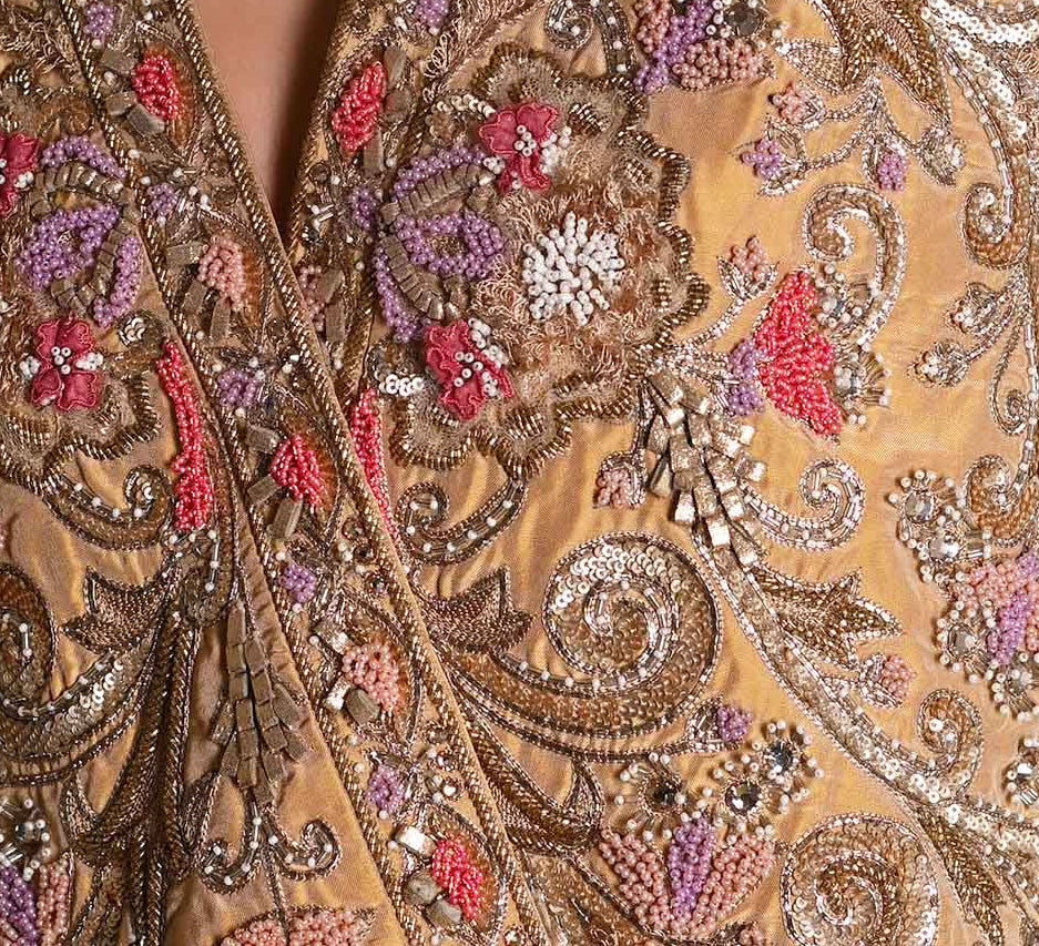Thread, dori and sequins