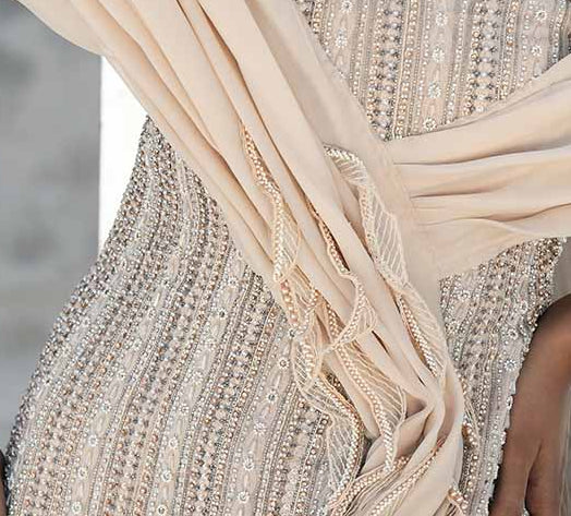Beaded bodice