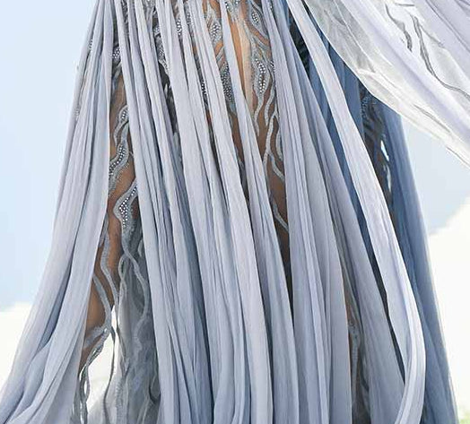 Chiffon cascades