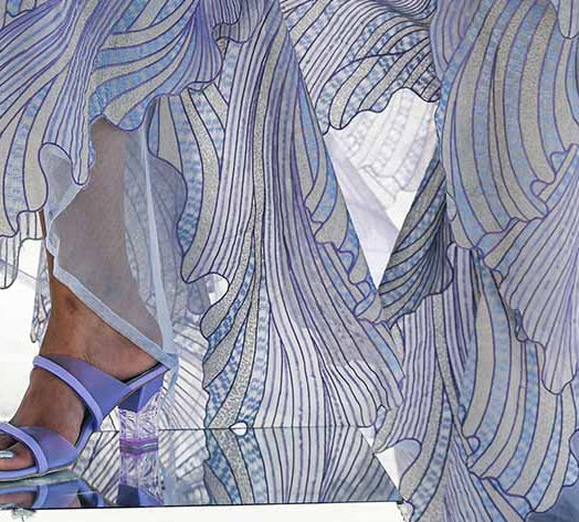 Stiffened organza