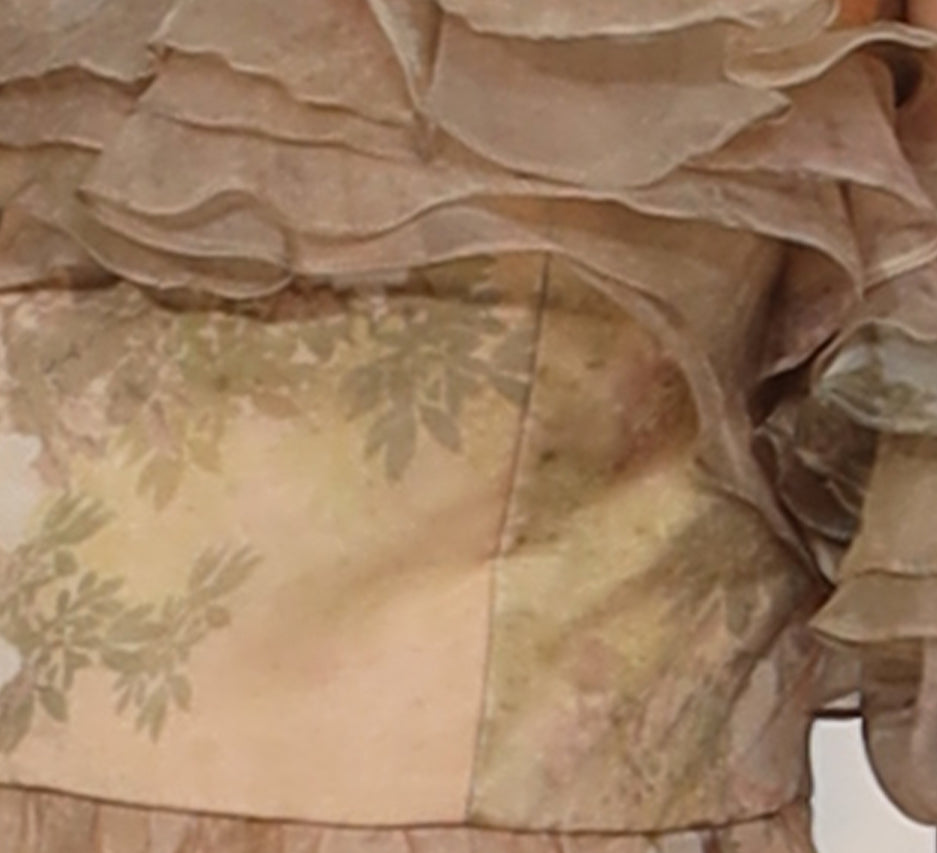 Organza ruffles