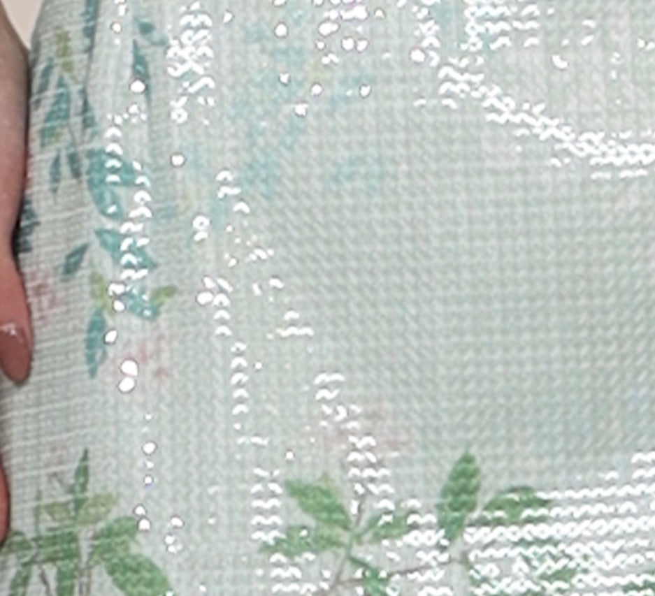 Sequins and florals