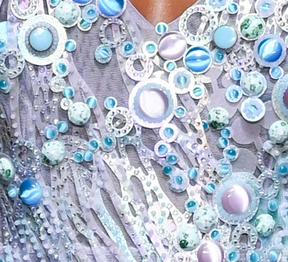 Laser-cut and gems