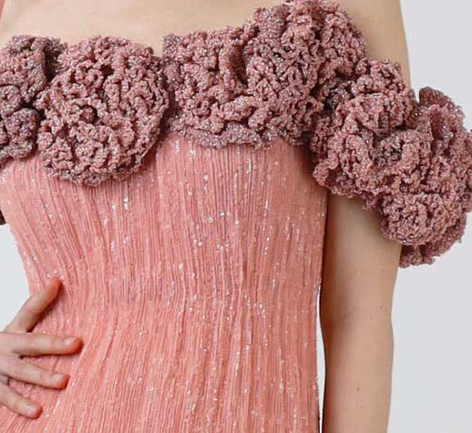Hand-crocheted blossoms