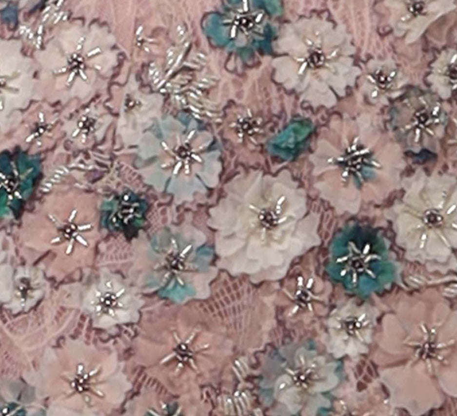3D pastel florals