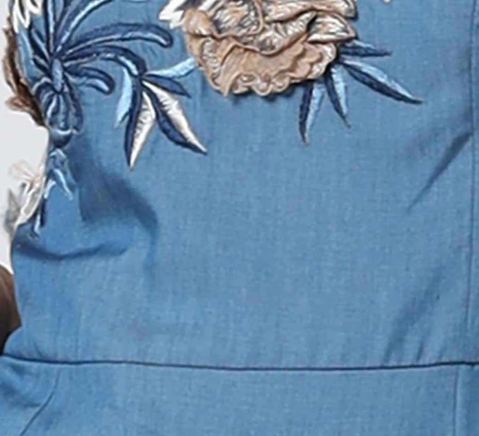 Embroidered blooms