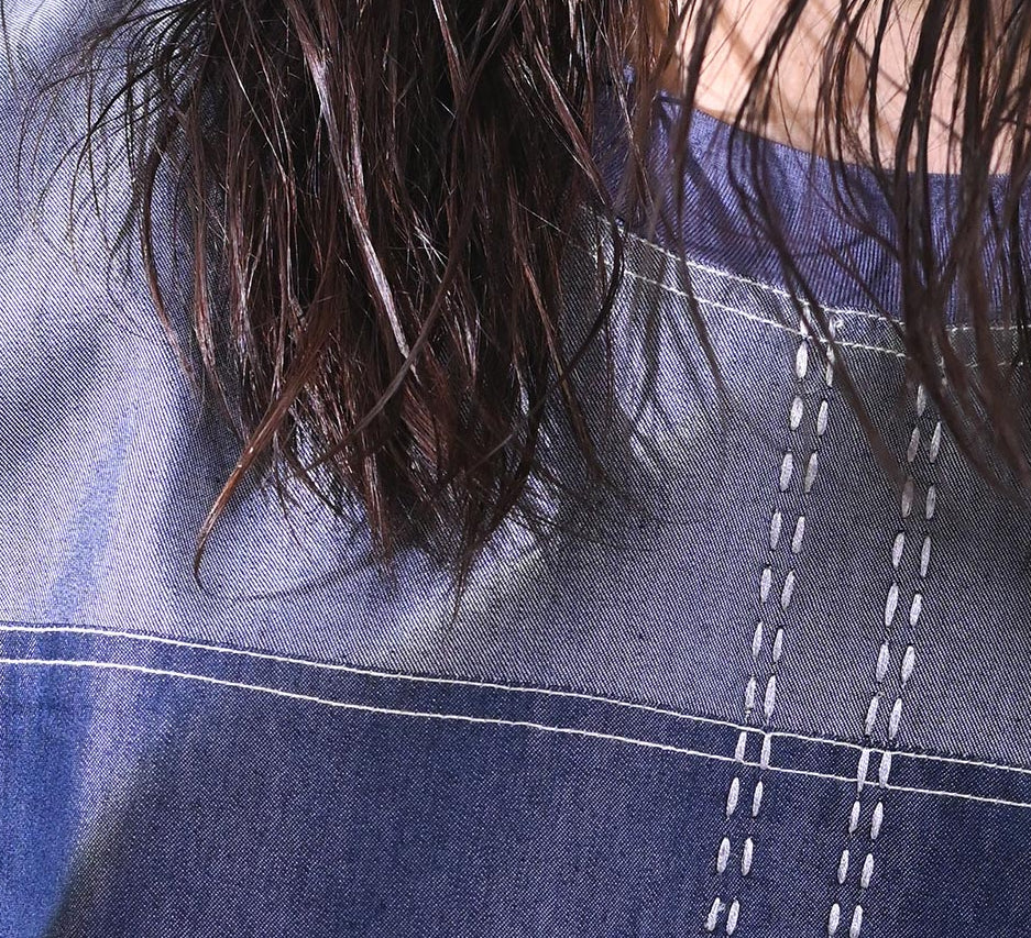 Stitched by hand