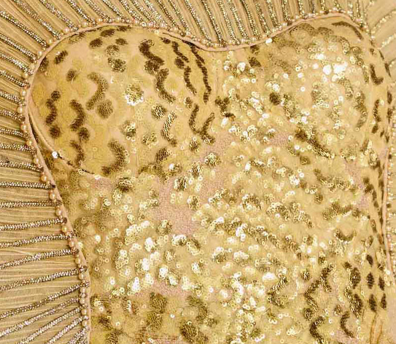 Sequin and bead artistry