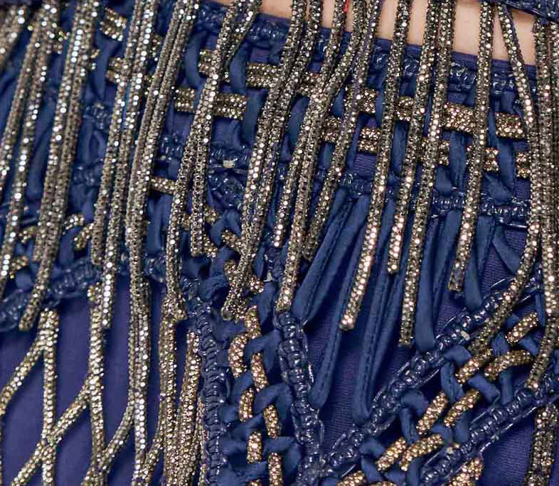 Caged beadwork