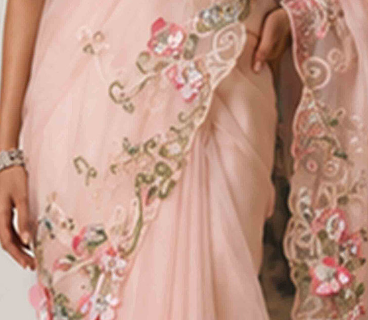 3D organza blossoms