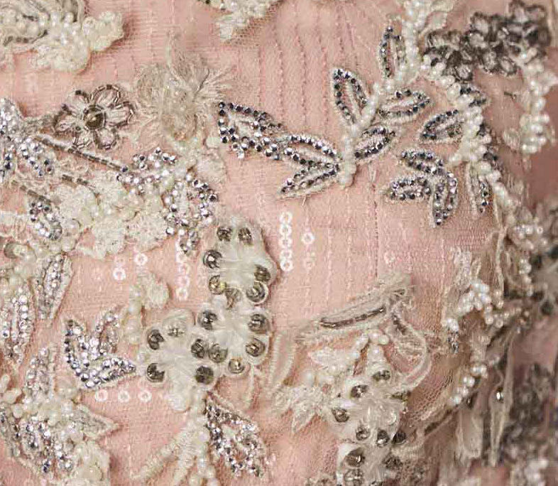 Lace and 3D botanicals