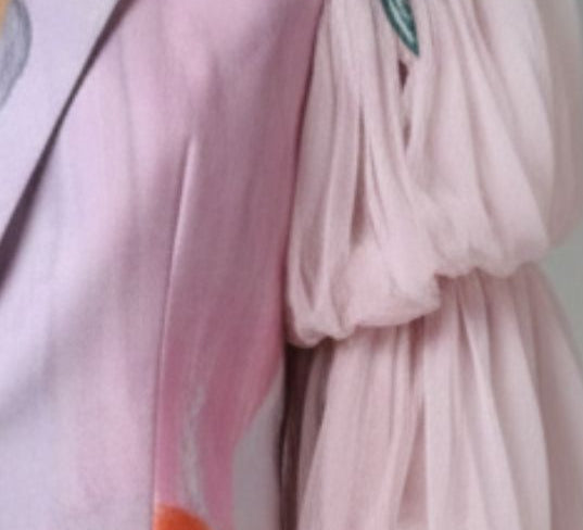 Print and tulle