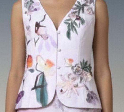 Botanical embroidery