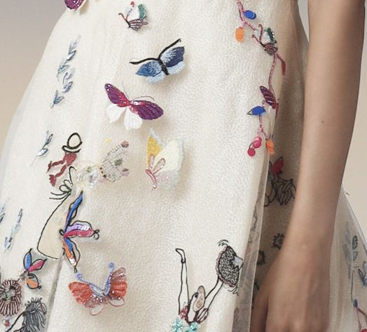 Butterflies and characters