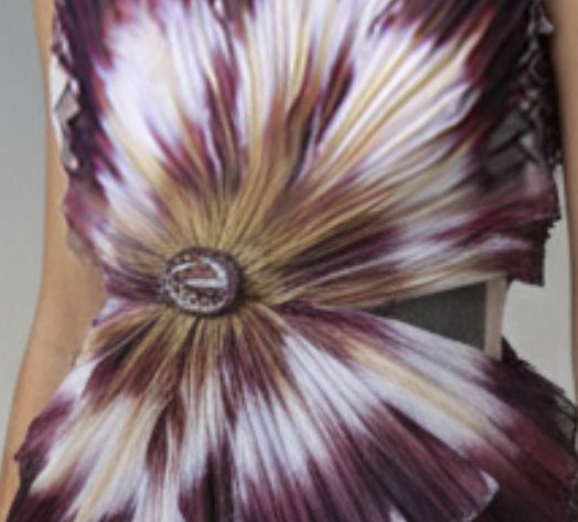 Fanned pleats