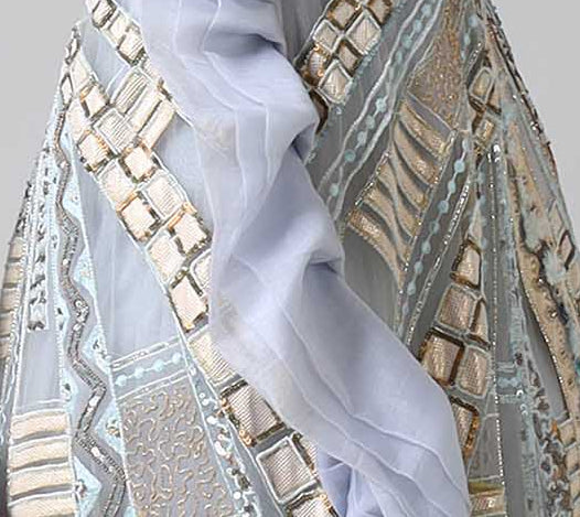 Geometric embroidery
