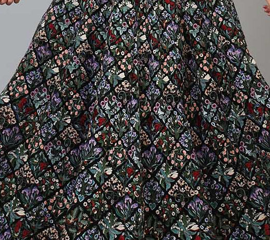 Embroidery and sequins