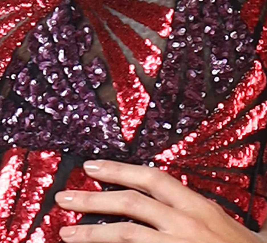 All-over sequins