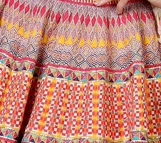 Florals meet geometry