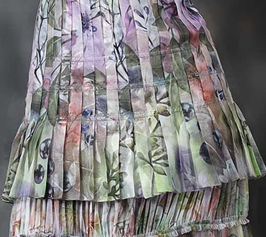 Pleated print