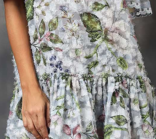 Florals with a ruffle