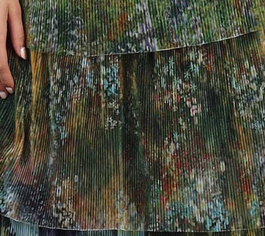 Pleated layers