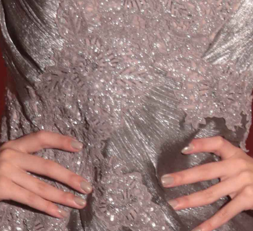 Silver embroidery