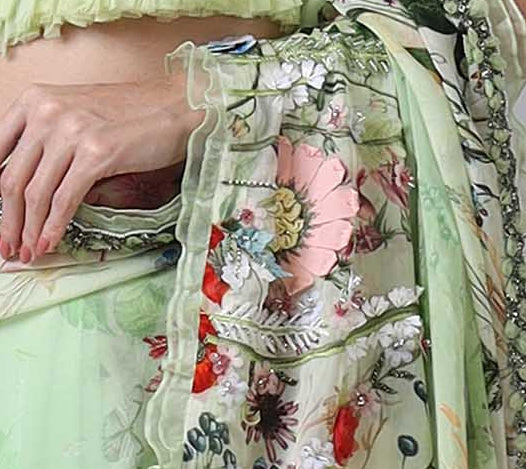 Embroidered border
