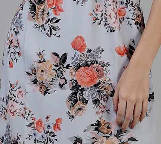 Print and lace
