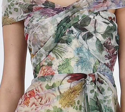Draped florals