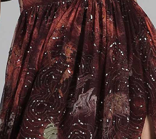Shimmering print