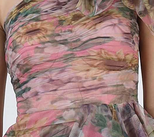 Ruched florals