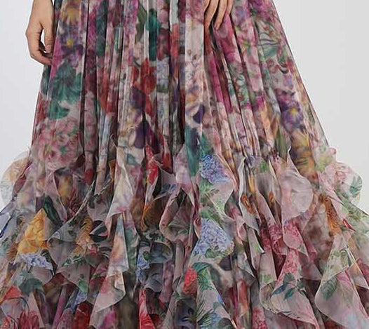 Ruffled florals