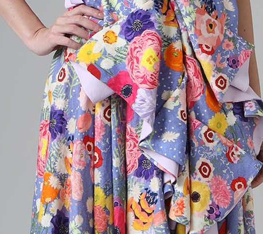 Ruffled florals