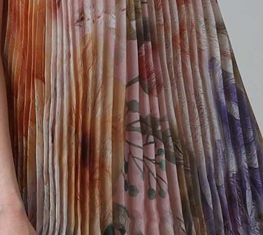 Pleated florals