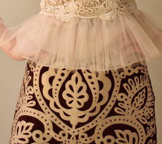 Laser-cut appliqué