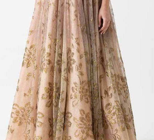 Gold florals