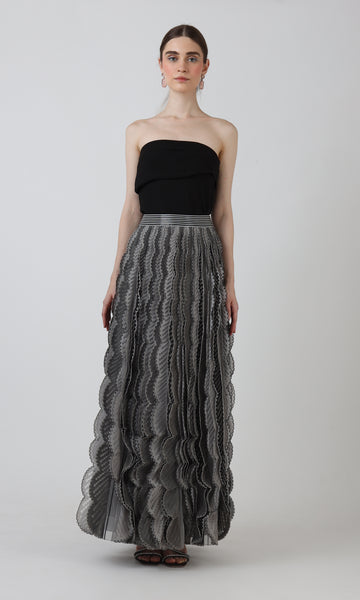 Celestial Grey Skirt– designer wear by Geisha Designs