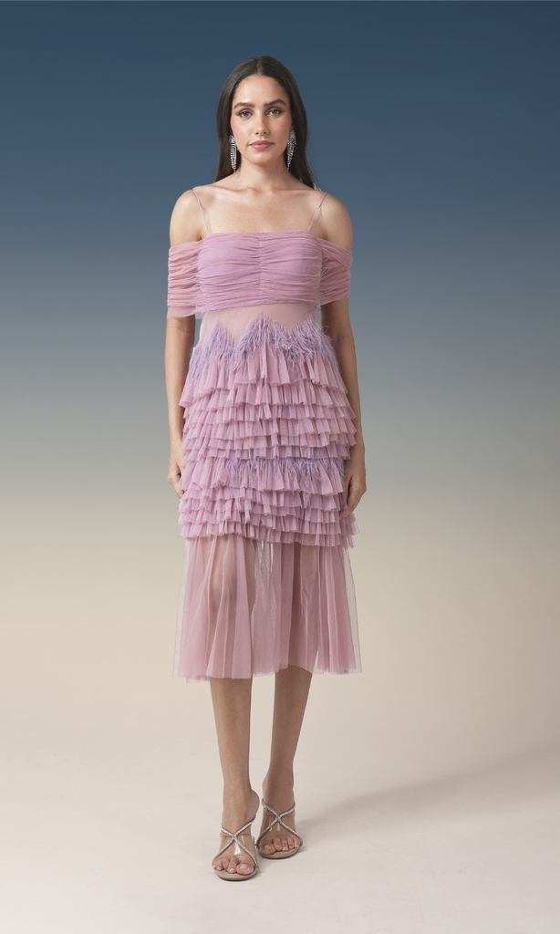 ElinaTulle Dress – Geisha Designs by Paras and Shalini