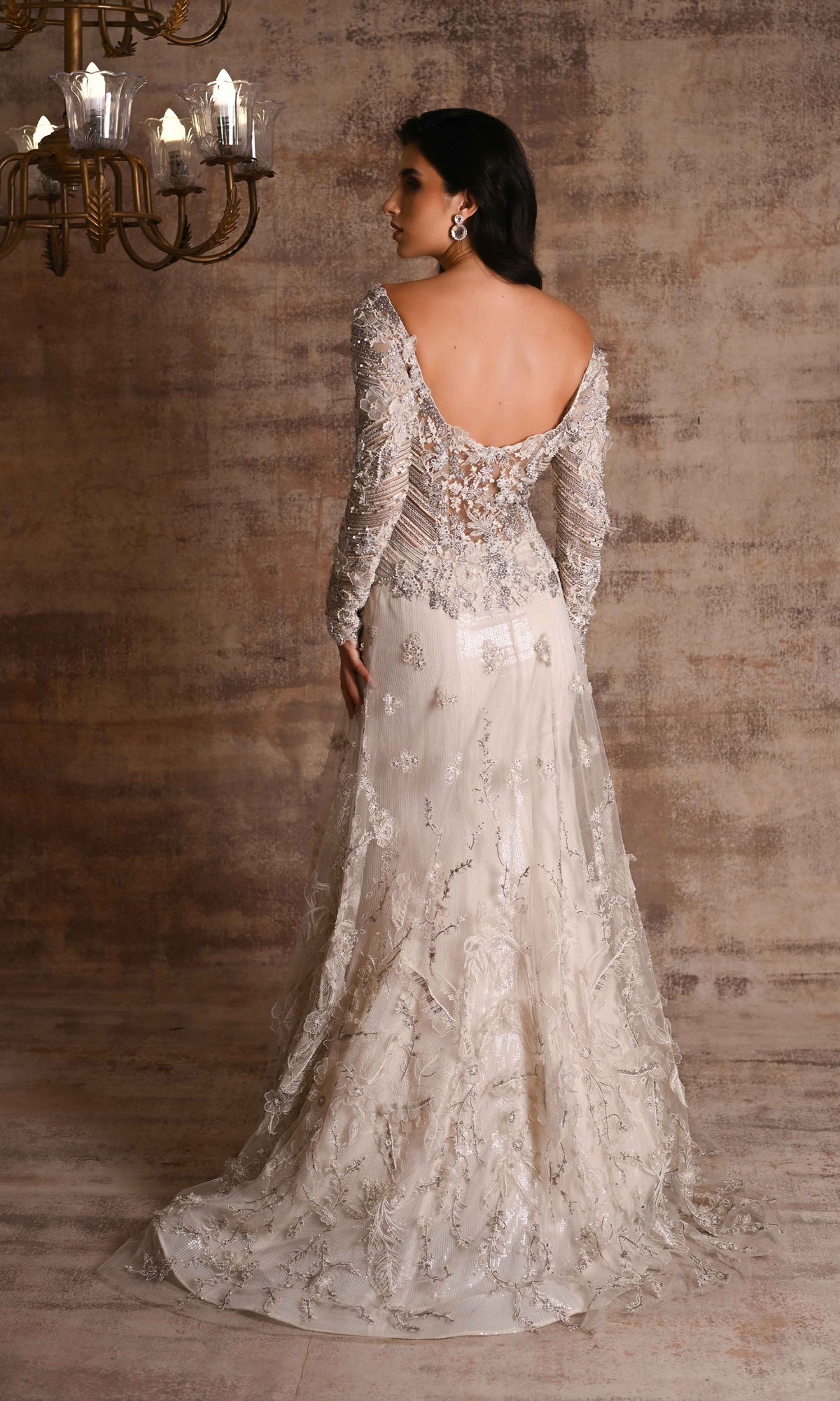 Prisha White Gown