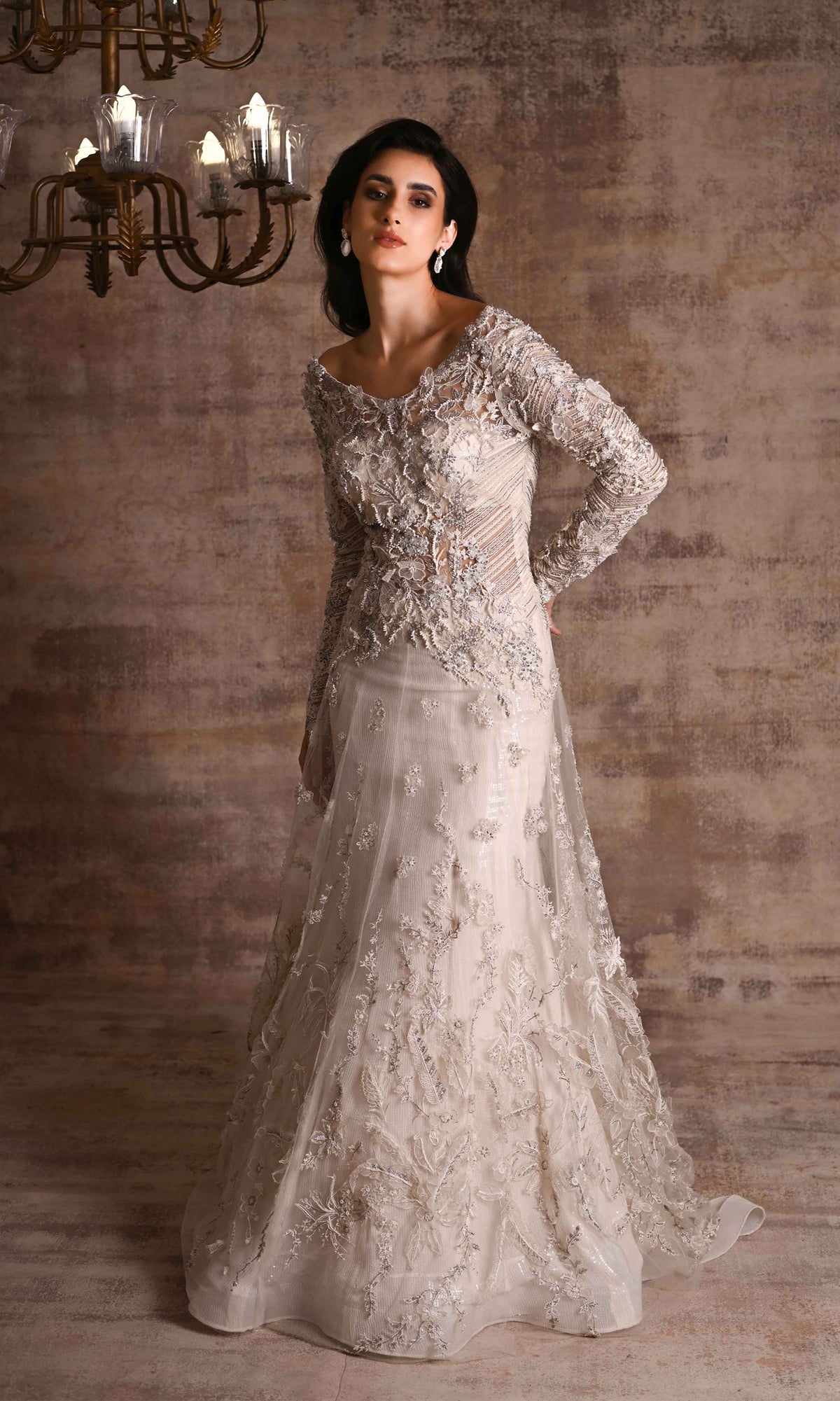 Prisha White Gown