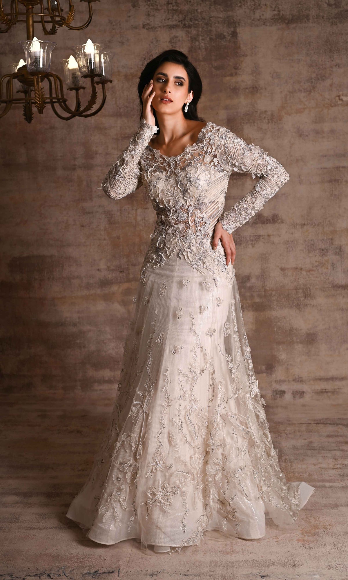 Prisha White Gown