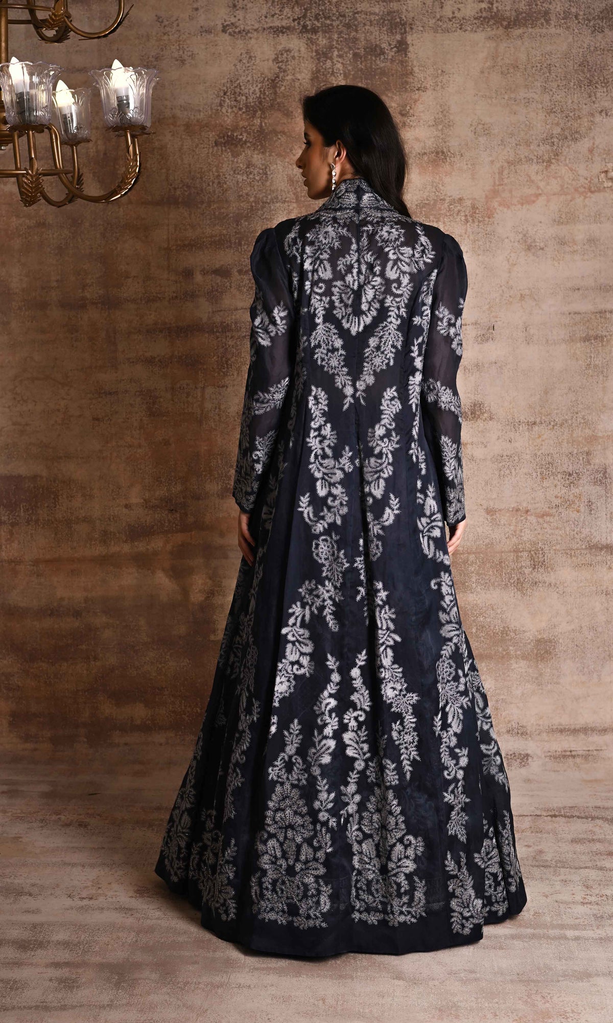 Zainara Jacket with Sharara set