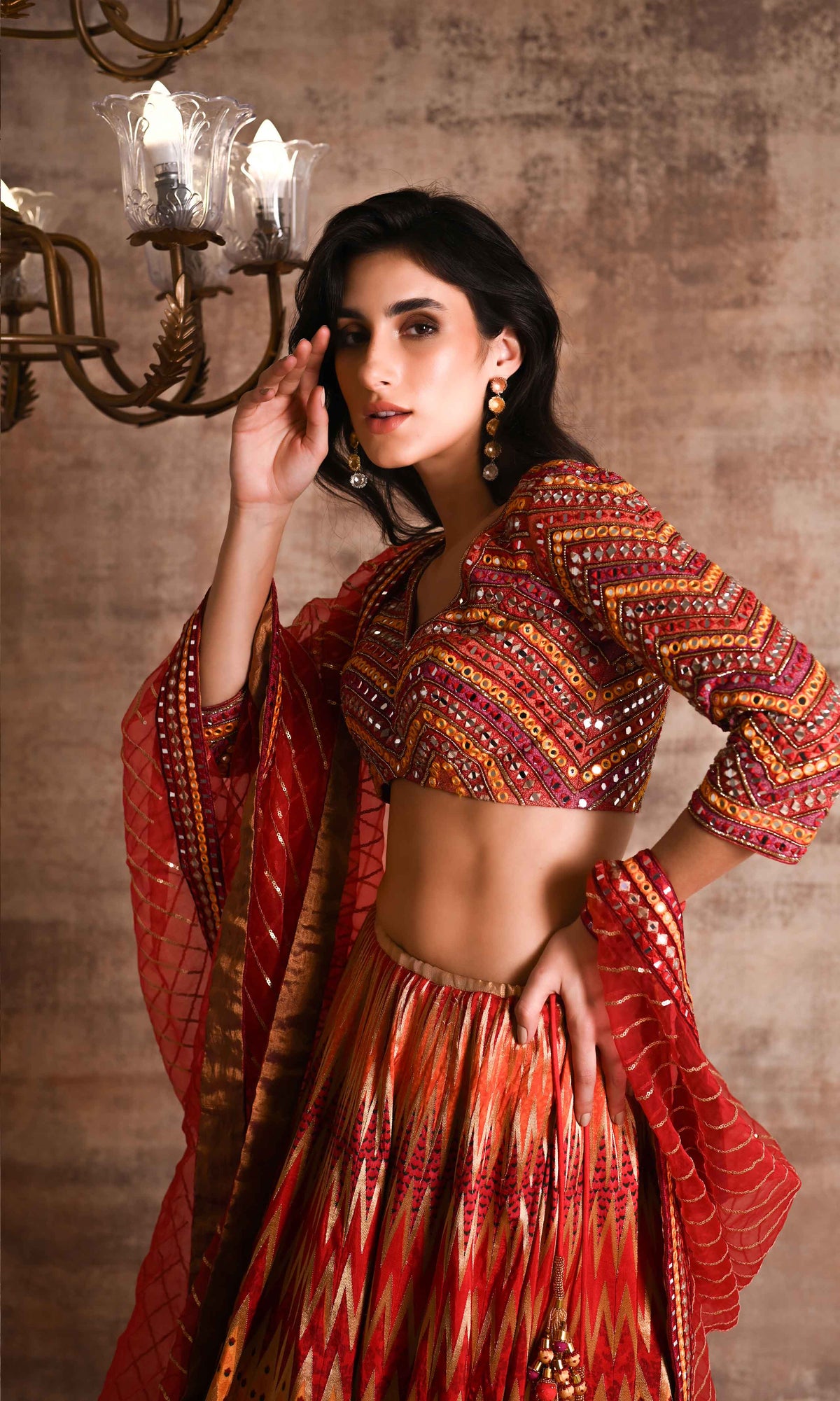 Saranya Lehanga Set