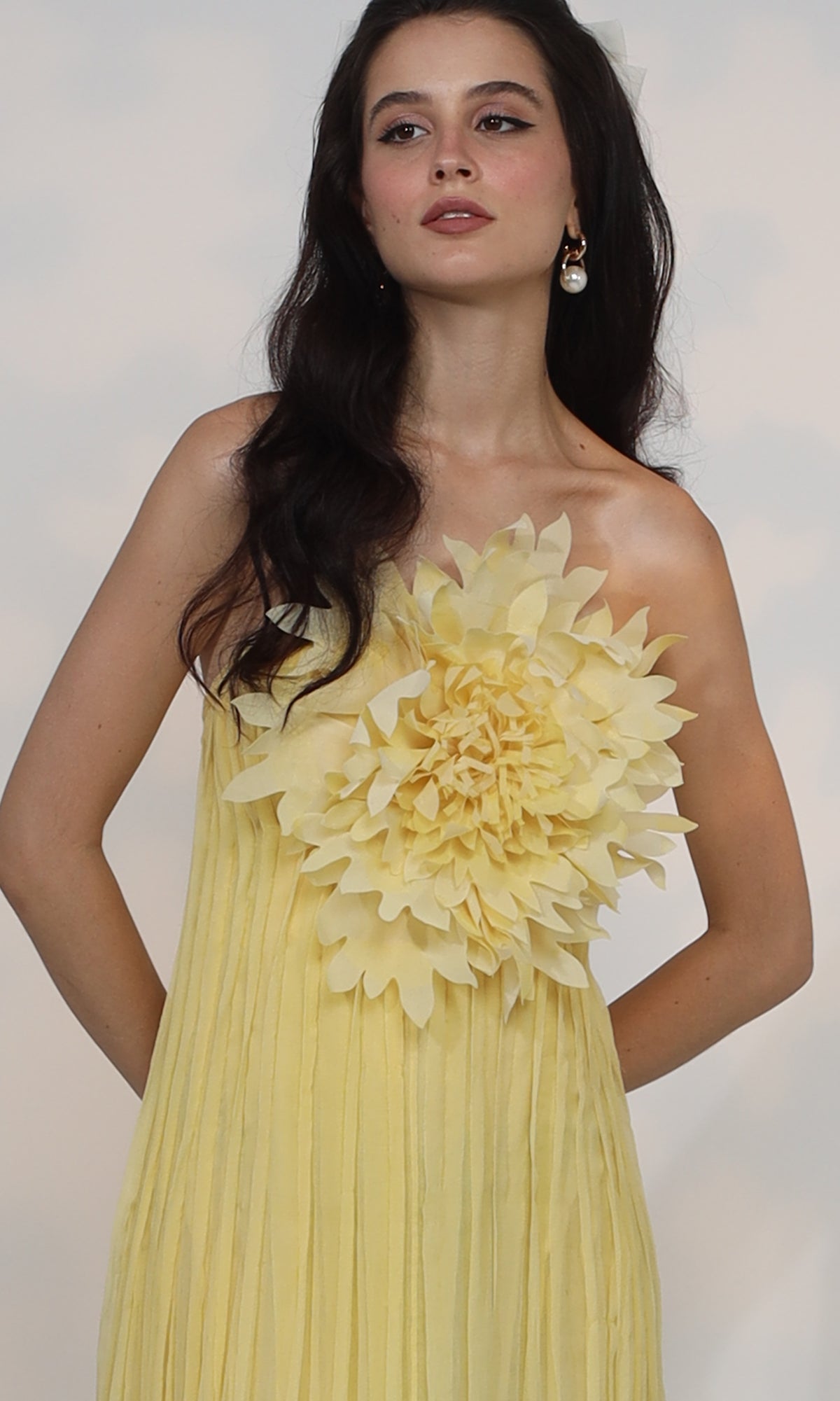 Flavia Floral yellow dress