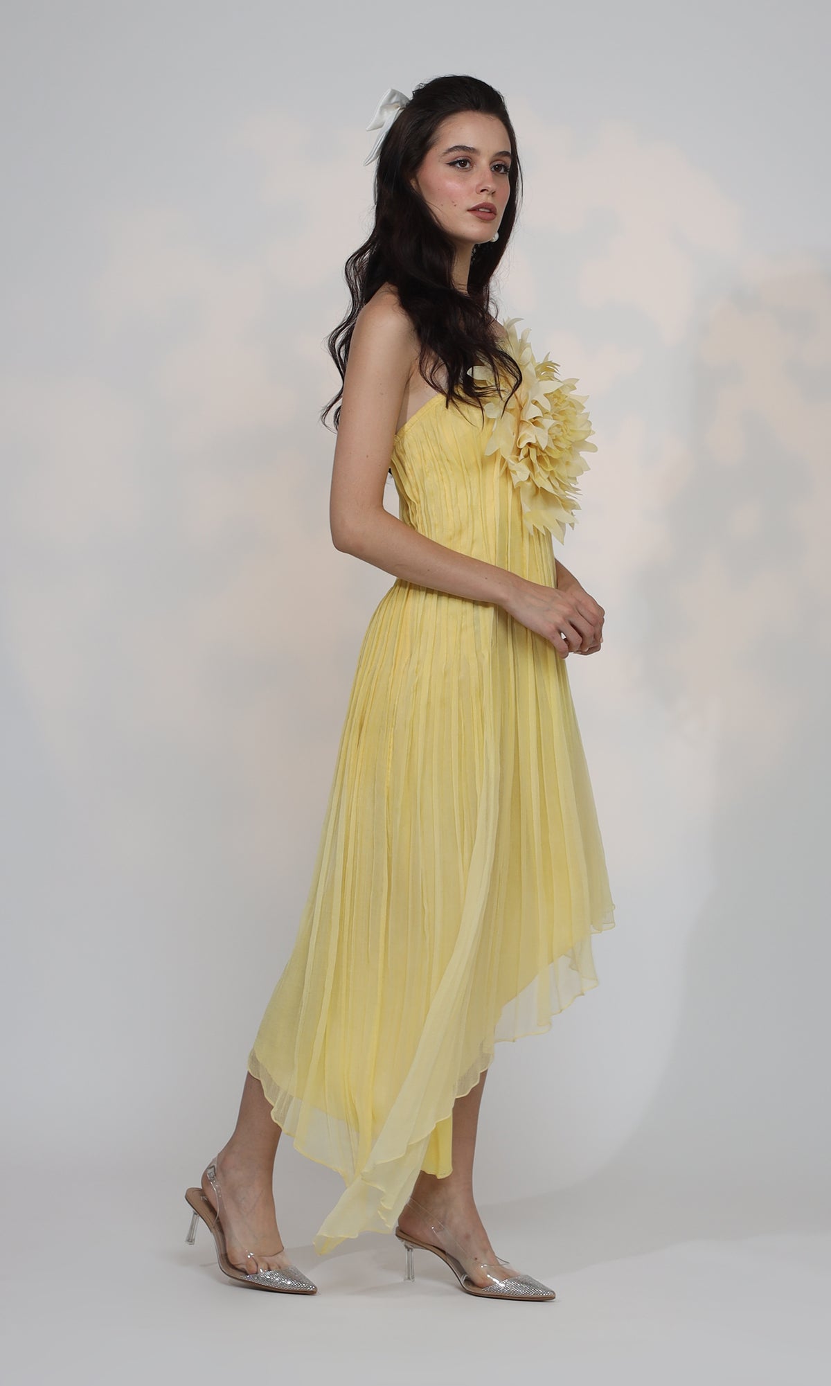 Flavia Floral yellow dress