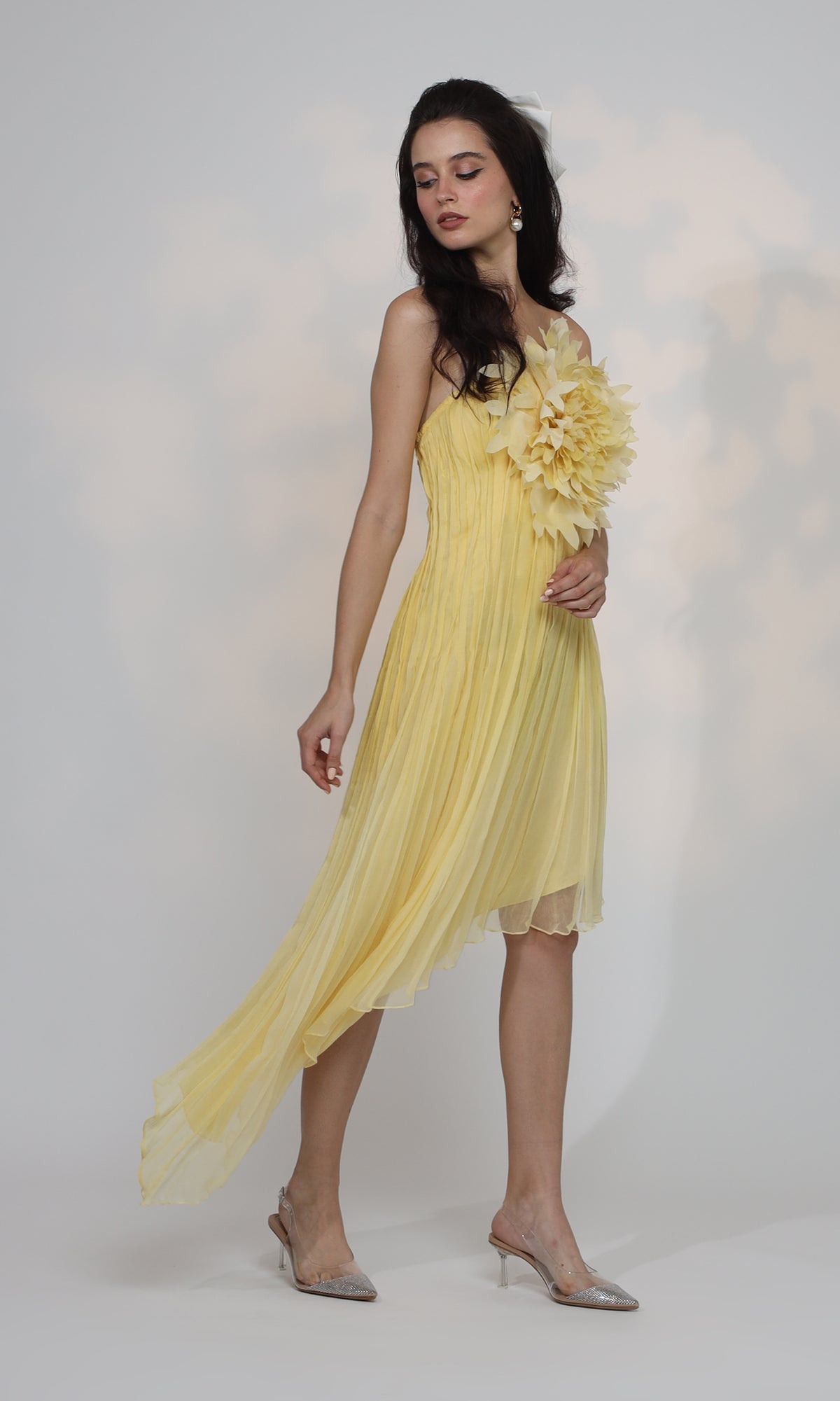Flavia Floral yellow dress