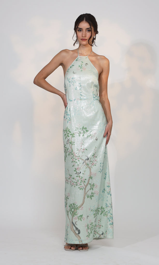 Petal Evening Gown– designer gown by Geisha Designs