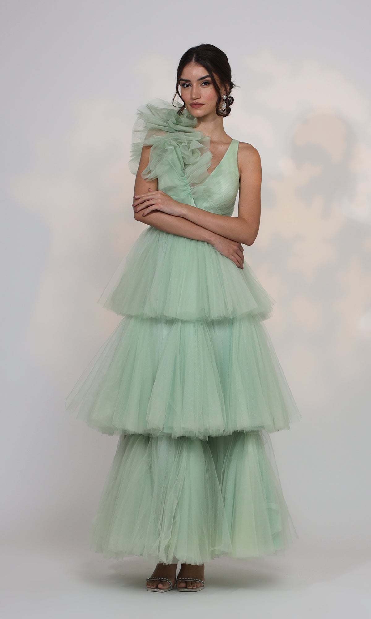 Noelle Tulle Dress Geisha Designs by Paras and Shalini Noelle Tulle Dress Geisha Designs by Paras and Shalini